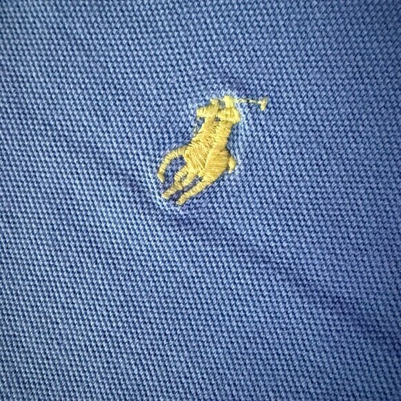 Polo Ralph Lauren Men's Light Blue with Yellow Logo, Extra Large - Picture 4 of 4